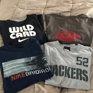 4 boys long sleeve shirts!